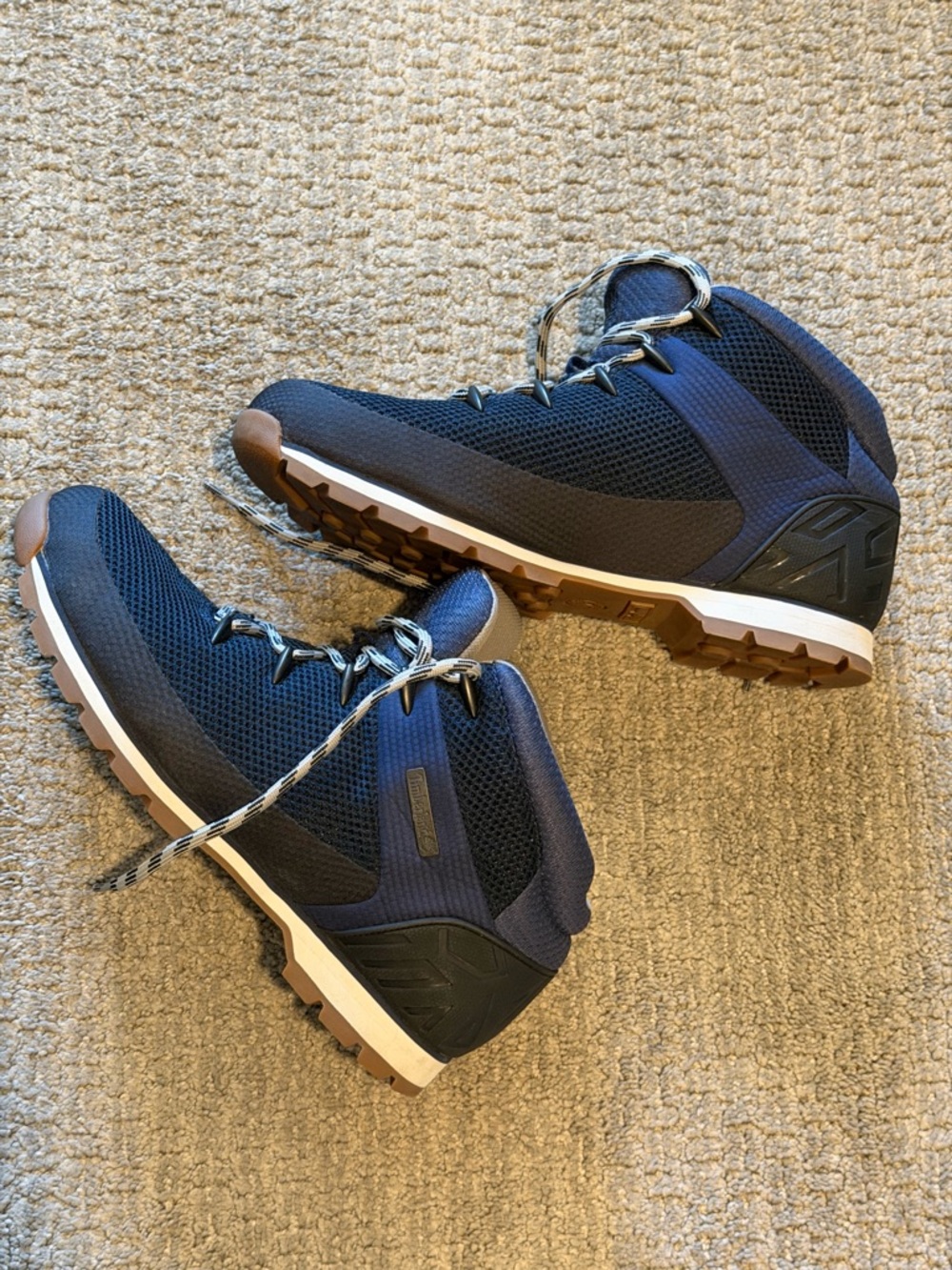 Timberland Navy and Brown Men's Hiking Boots